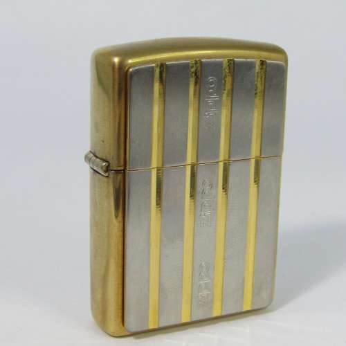 Original 1998 Zippo with two-tone front panel - excellent condition