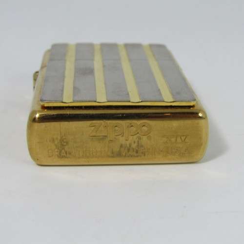 Original 1998 Zippo with two-tone front panel - excellent condition