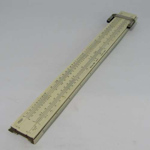 Vintage SUN Hemmi slide ruler in box - made in Japan