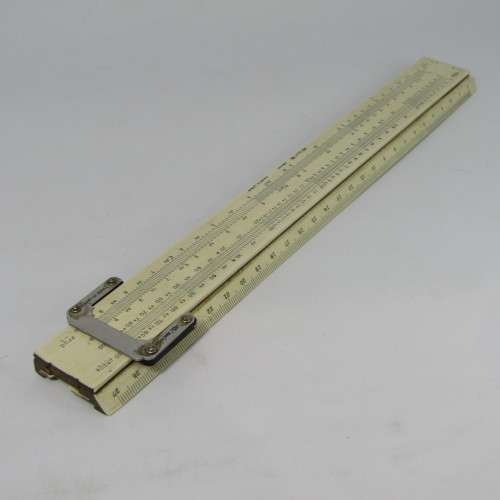 Vintage SUN Hemmi slide ruler in box - made in Japan