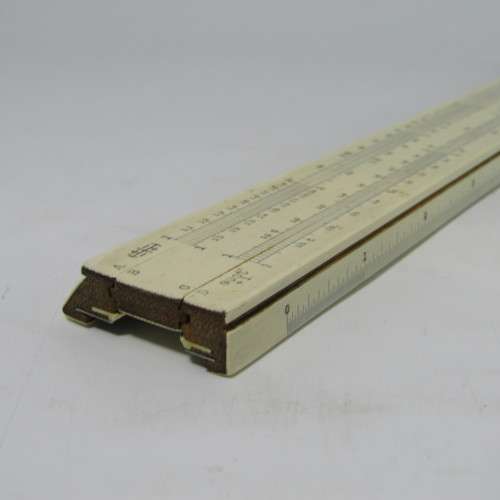 Vintage SUN Hemmi slide ruler in box - made in Japan