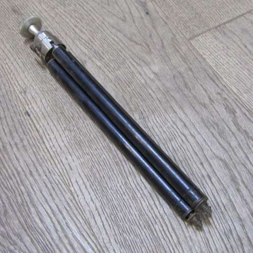Vintage German made MILORA camera tripod with brass feet - 129cm
