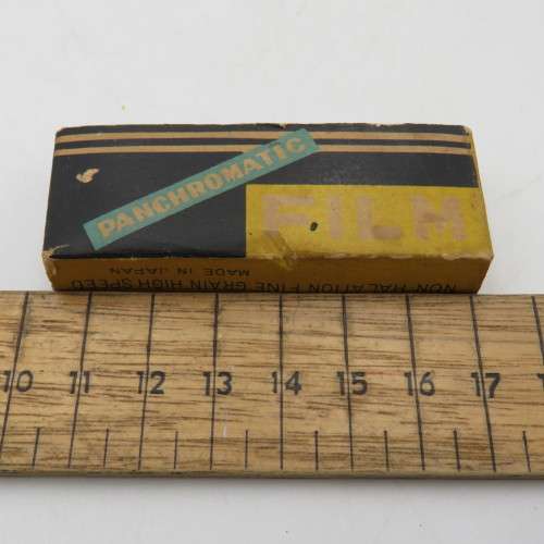 Panchromatic film 5 rolls of 10 exposures 14mm x 14mm for toy camera - unused