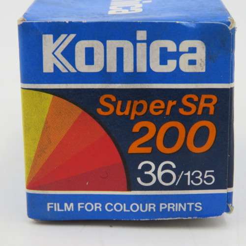 Konica 36/135 film super SR200 - expired March 1993 - Unused and unopened