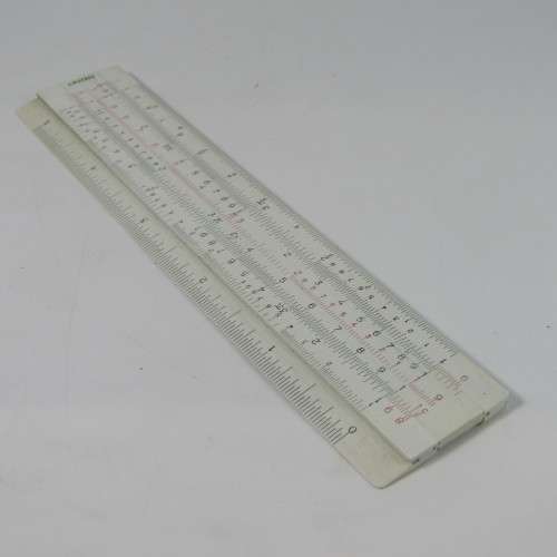 Vintage Faber Castel 67/87 slide ruler in holder