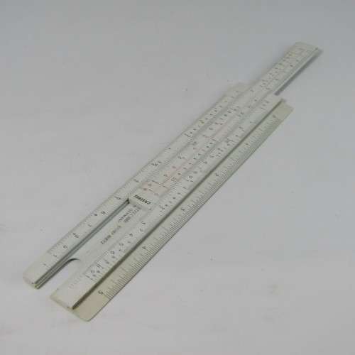 Vintage Faber Castel 67/87 slide ruler in holder