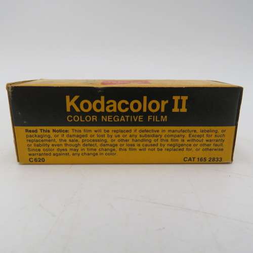 Kodacolor 2 C620 film - expired Oct 1976 sealed in box
