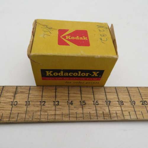Kodak Kodacolor CX135-36 film - expired June 1975 - unused