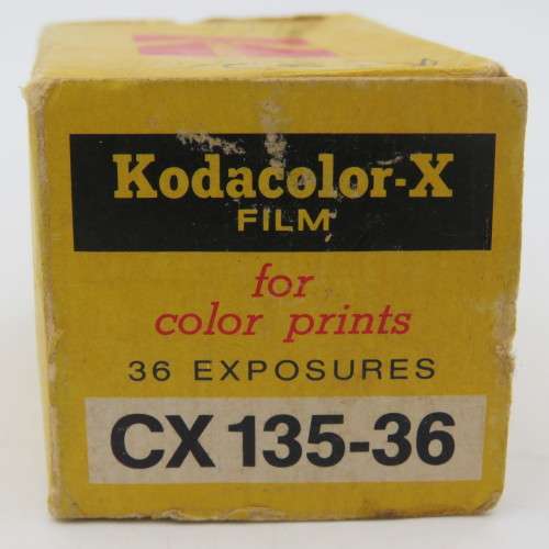 Kodak Kodacolor CX135-36 film - expired June 1975 - unused