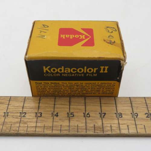Kodak kodacolor 2-C135-12 film - expired July 1978 - unused and unopened