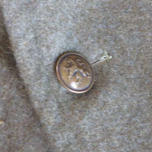 Old Military wool trench coat