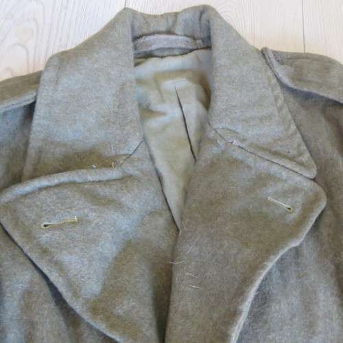 Old Military wool trench coat