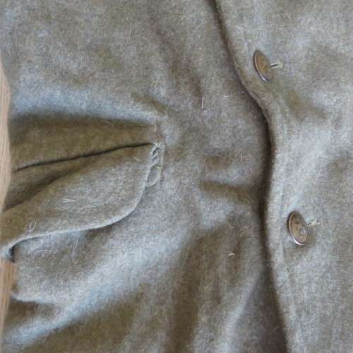 Old Military wool trench coat