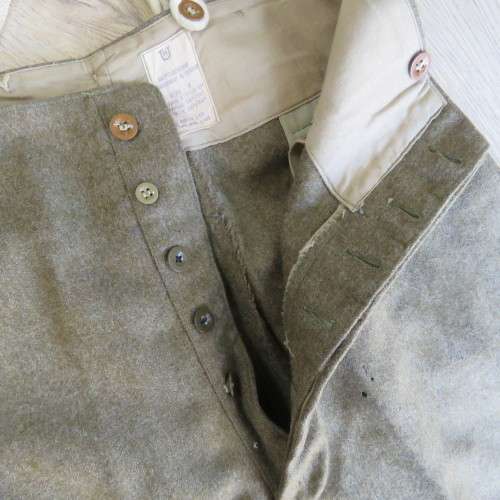 SADF 1961 battledress trousers with suspenders - Size 32