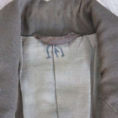 Old SA Army tunic with shooting balkie and lanyard