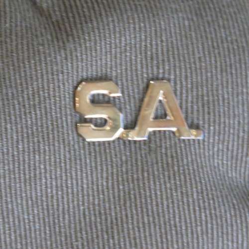 Old SA Army tunic with shooting balkie and lanyard