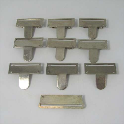 Lot of 10 medal mounts for service single medal