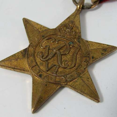 Set of 4 WW2 medals issued to M11710J. Scholtz