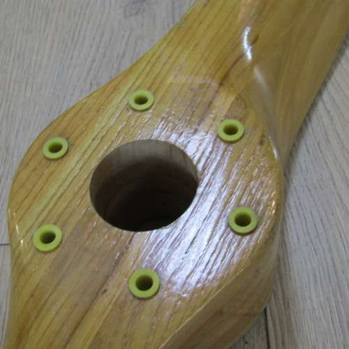 Vintage wooden airplane propeller serial number N006070 - 114cm