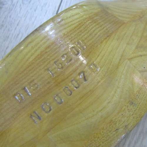 Vintage wooden airplane propeller serial number N006070 - 114cm