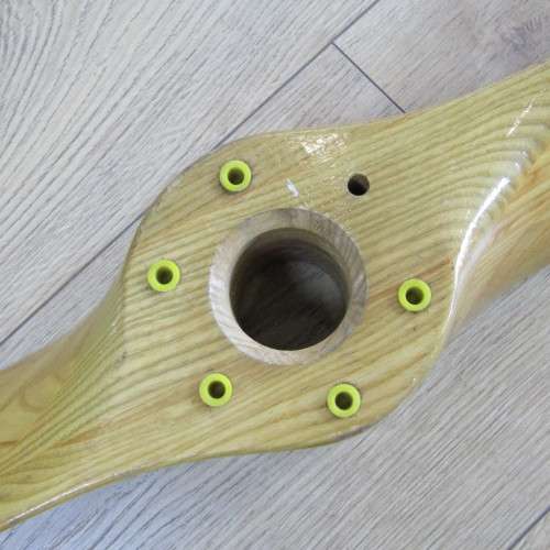 Vintage wooden airplane propeller serial number N006070 - 114cm