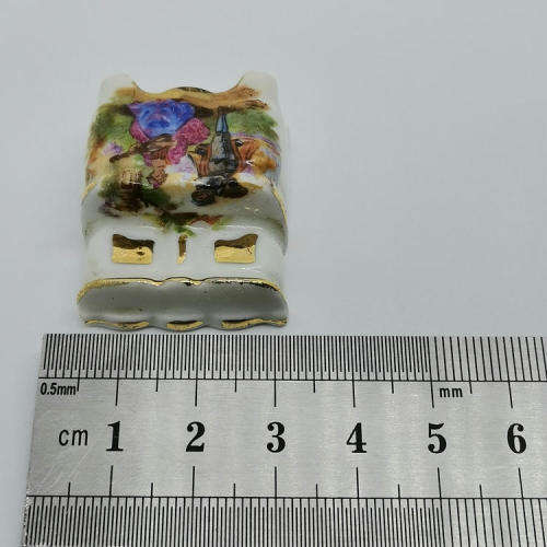 Vintage Limoges miniature porcelain cabinet ornament