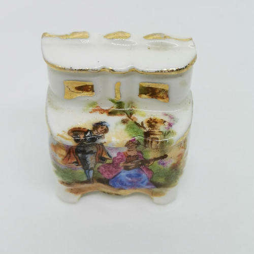 Vintage Limoges miniature porcelain cabinet ornament