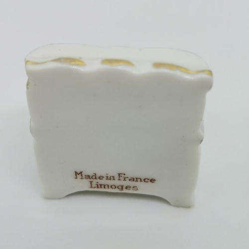 Vintage Limoges miniature porcelain cabinet ornament