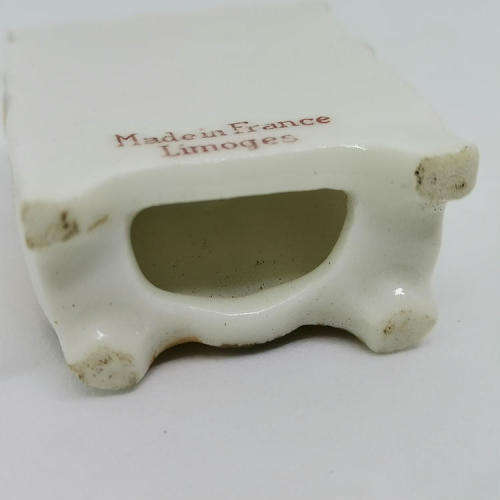 Vintage Limoges miniature porcelain cabinet ornament