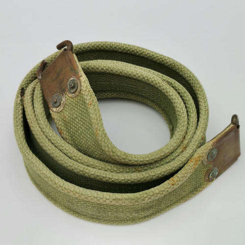 SADF green webbing rifle sling - 110cm