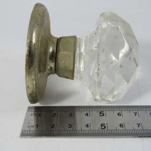 Pair of glass door knobs