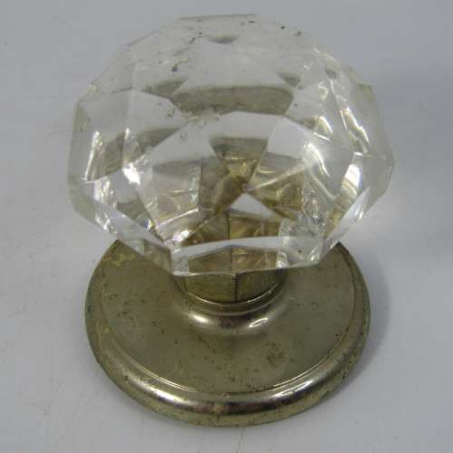 Pair of glass door knobs