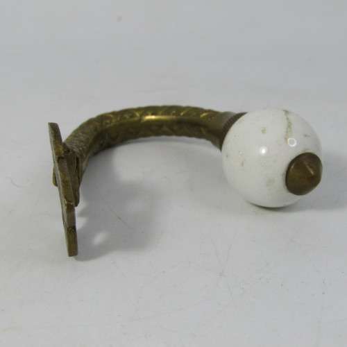 Vintage brass hook hanger