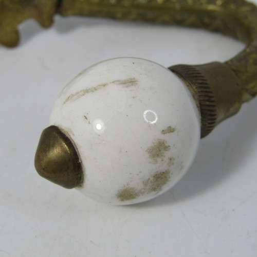 Vintage brass hook hanger