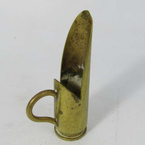 Lot of 3 miniature brass WW2 trench art ornaments