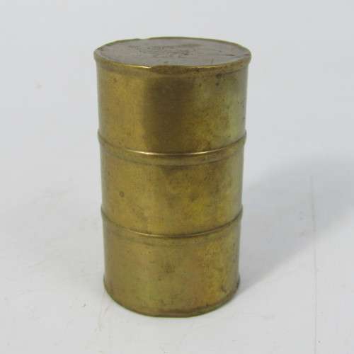 Lot of 3 miniature brass WW2 trench art ornaments