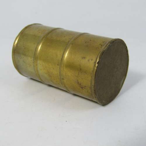 Lot of 3 miniature brass WW2 trench art ornaments