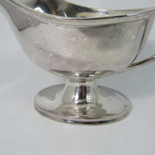 Antique Mappin and Webb Princess plate gravy boat