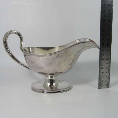 Antique Mappin and Webb Princess plate gravy boat