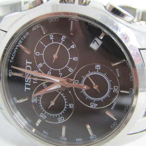 Tissot Couturier Quartz Chronograph mens watch - working - no box