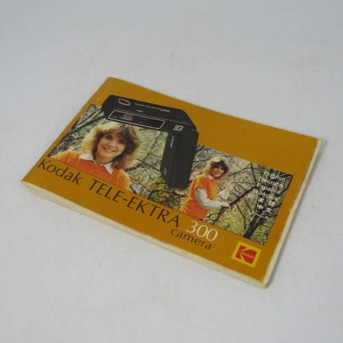 Kodak Tele-Ektra 300 camera in oriiginal box with booklet