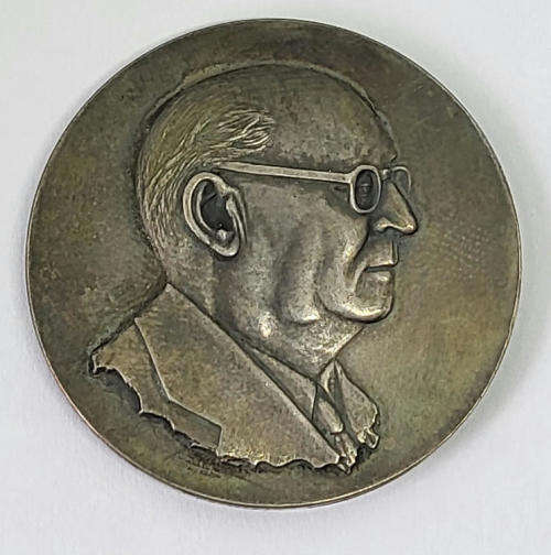 1874-1974 DF Malan sterling silver medallion