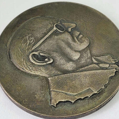 1874-1974 DF Malan sterling silver medallion