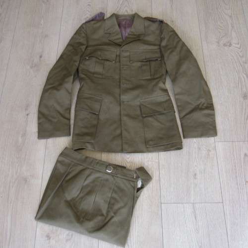 Old SADF tunic and trousers - no buttons