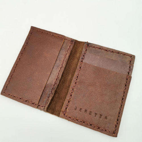 Vintage Beretta handmade leather wallet