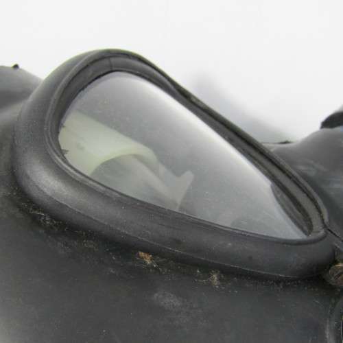 Vintage M15 Military gas mask with gas canister