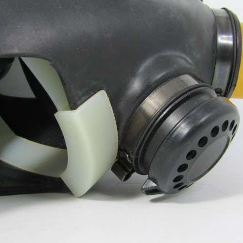 Vintage M15 Military gas mask with gas canister