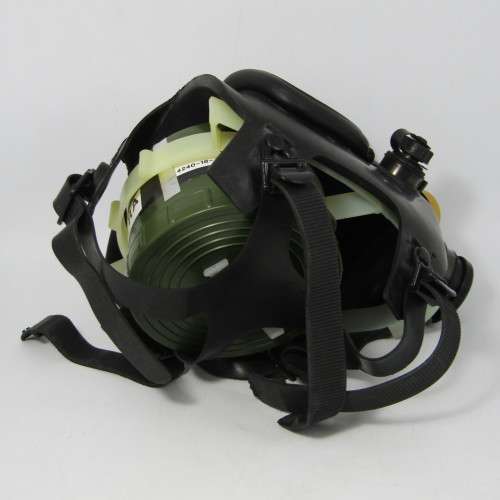 Vintage M15 Military gas mask with gas canister