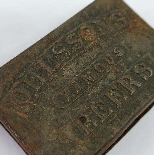 Vintage Ohlssons Famous Beers Matchbox holder