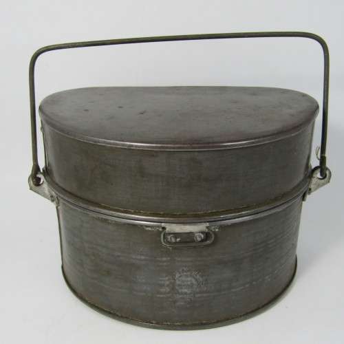 1917 Rippingilles Birmingham WW1 pot and pan dixie set / mess tin